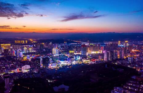 湖北宜昌航拍延时 夜景延时 延时