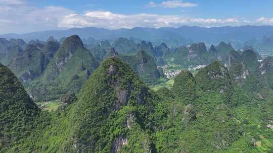 航拍风景 桂林山水 大美中国 壮丽山河