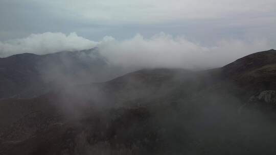 航拍山川云海