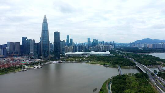 4K航拍深圳城市全景