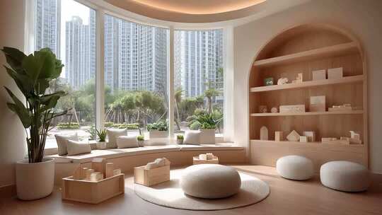 简约儿童活动室营造温馨成长空间