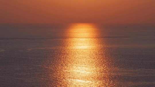 海面黄昏夕阳