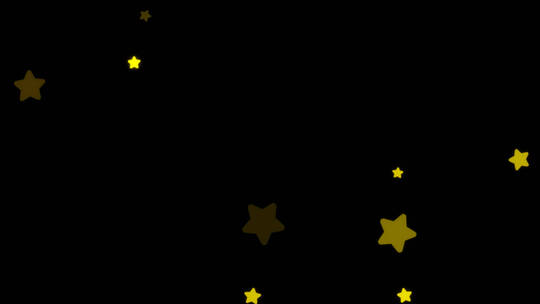 星星快速闪烁动画视频素材模板下载