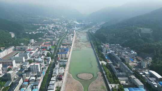 湖北襄阳保康县航拍