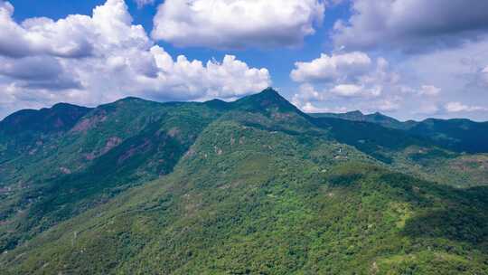 福建福州鼓山航拍移动延时