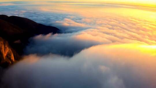 高山云海日出景观