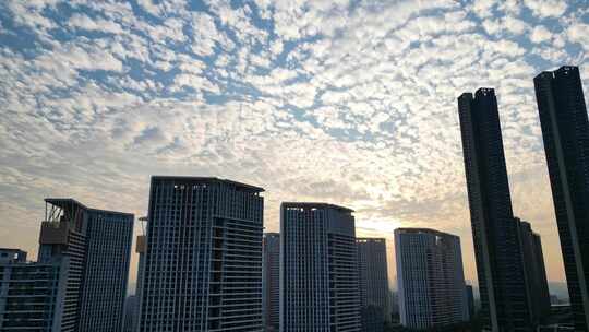 城市建筑与天空景观