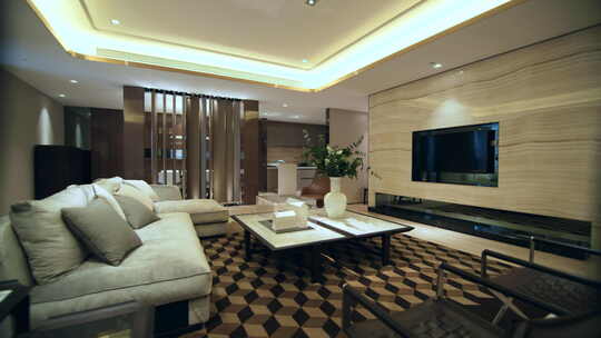 室内设计现代客厅设计，温馨舒适氛围