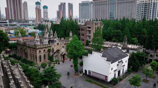 欧式哥特异域风格古德寺佛教寺院