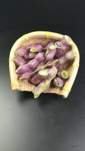 紫色四季豆豌豆