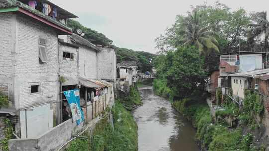 印度尼西亚Java马朗老城区彩虹村