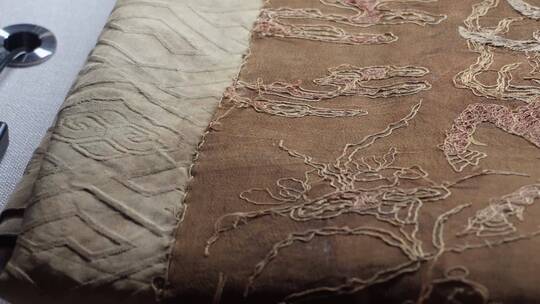 明清纺织工艺丝织品服装布料 ~视频素材模板下载