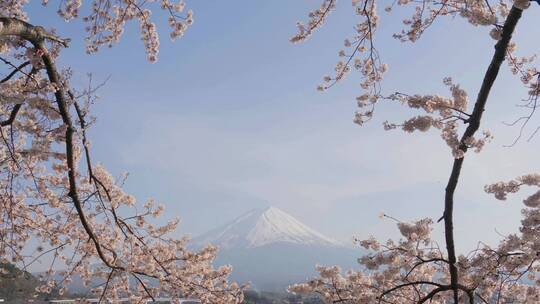 富士山唯美美景风景风光风貌视频素材模板下载