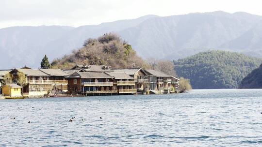 泸沽湖岛屿