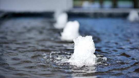 小区园林景观流水水景升格