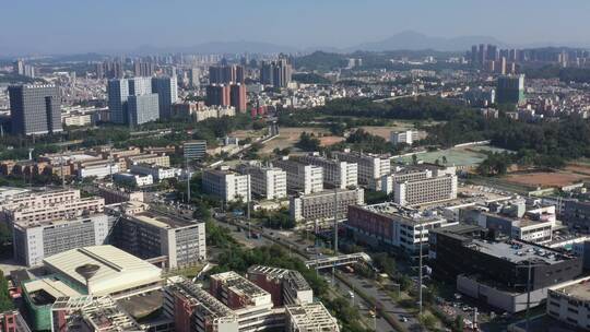 航拍深圳城市基础设施建设