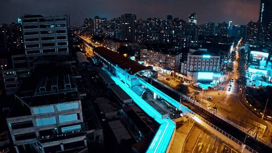 上海六院夜景