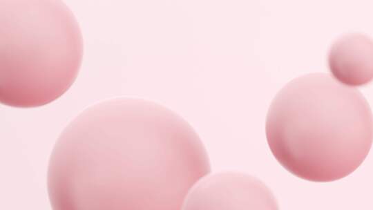 粉红色简约球抽象图案背景
