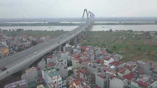越南河内空中大桥与交通