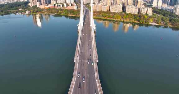 4K航拍广东惠州合生大桥9