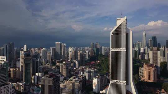 城市高楼建筑全景
