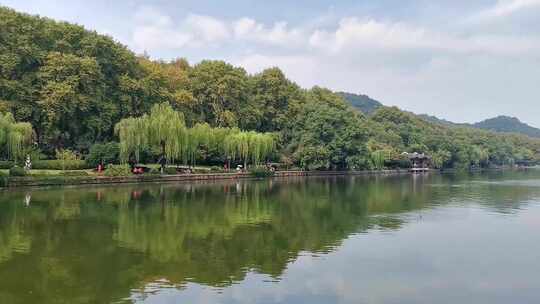 杭州 西湖优美景色视频素材模板下载