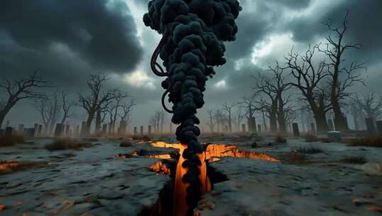 魔幻场景地狱之门特效画面