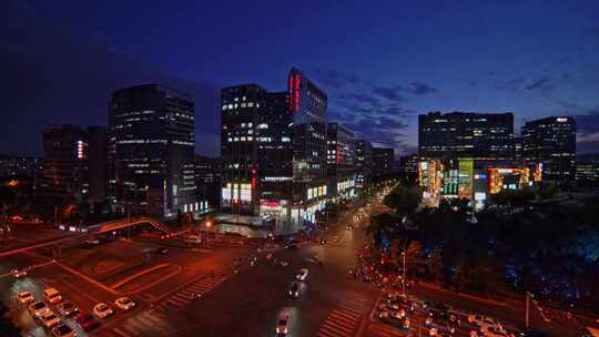 北京中关村夜景