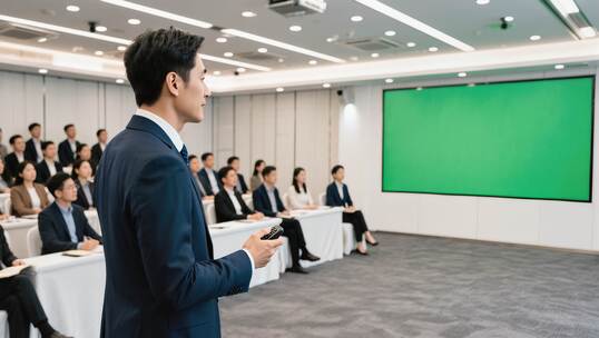 合集-商务会议绿幕演示