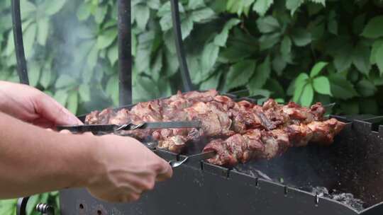 羊肉串 烤羊肉串 羊肉串夜市 美食