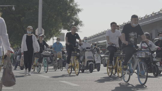 城市上班族  都市奋斗青年 上班出行