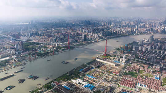 上海浦江两岸延时摄影视频素材模板下载