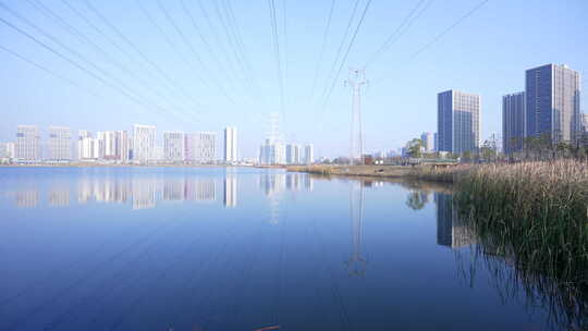 武汉东西湖黄塘湖公园风景