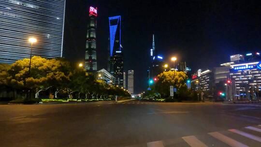上海封城中现代都市东方明珠