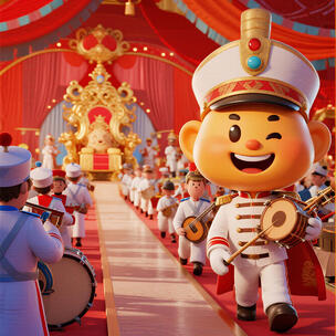 欢庆交响军乐片头LOGO