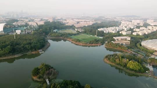 广州大学城 中心湖公园