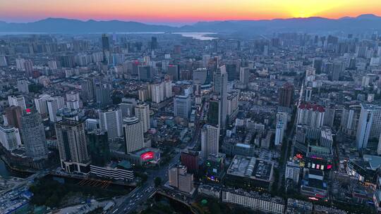 昆明城市航拍空镜2