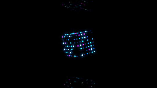 赛博朋克 蓝紫 线条光线  抽象背景视频素材模板下载