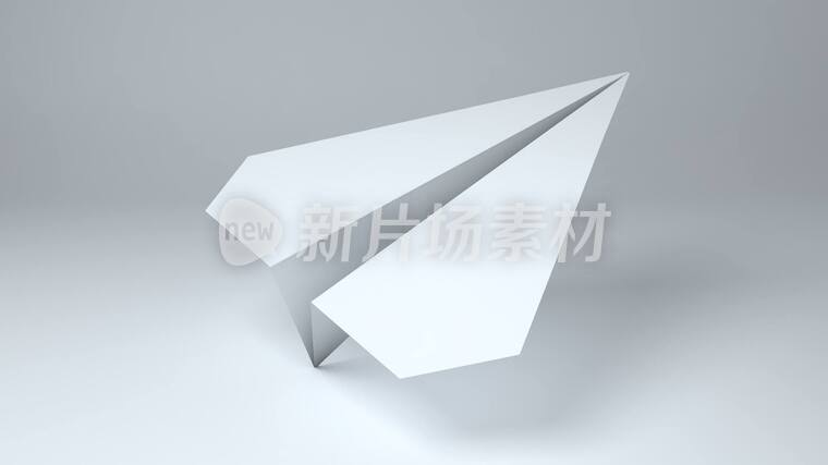 卡通纸飞机C4D模型