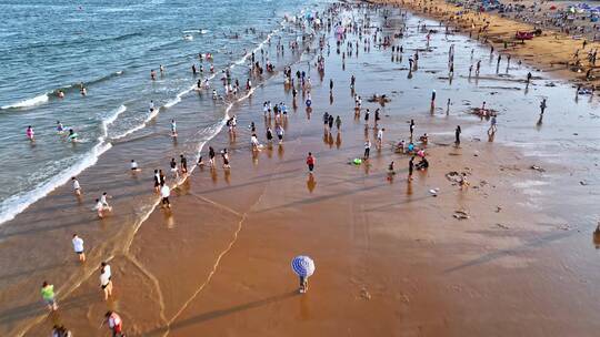 青岛海水浴场青岛金沙滩