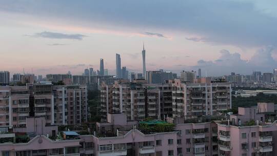 航拍广州城市风貌