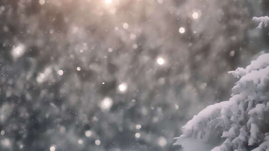 唯美冬天雪景