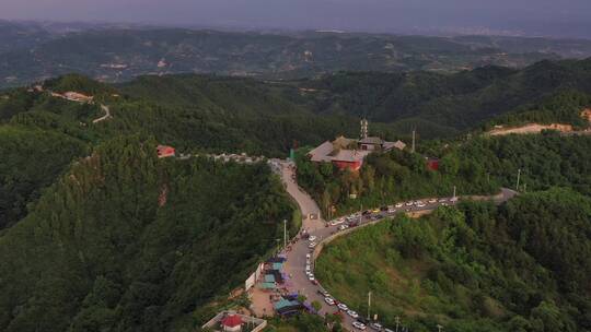 骊山盘山路视频素材模板下载