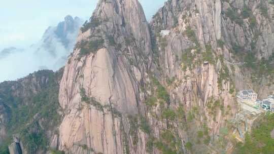 安徽黄山风景区风景视频素材航拍