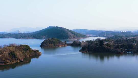 湖南岳阳洞庭湖小镇旅游景区