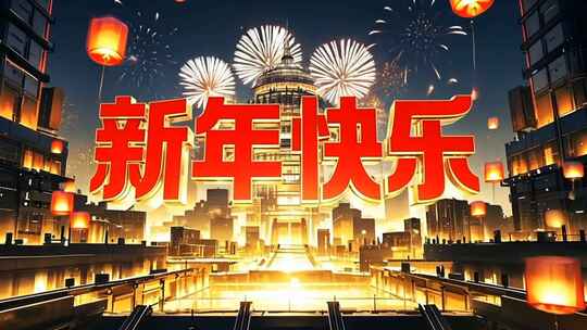 2025新年祝福 艺术字