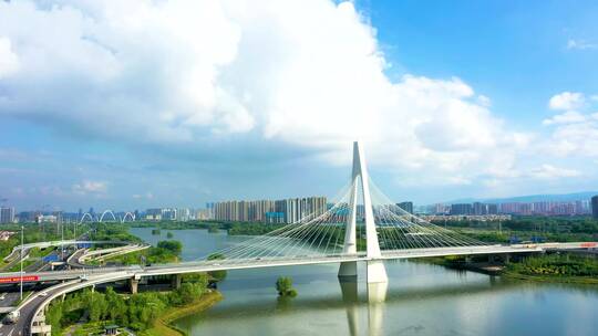 山西省太原市摄乐桥航拍摄影4K