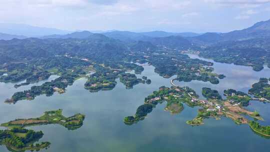 水库自然风光千岛湖