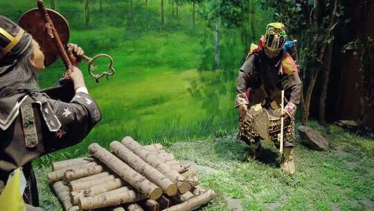 古代草原民族“万物有灵”萨满教丧葬场景