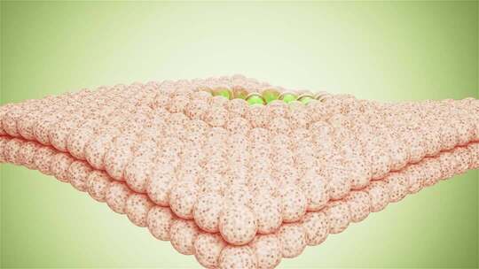 植物精华祛斑美白修复皮肤斑点动画